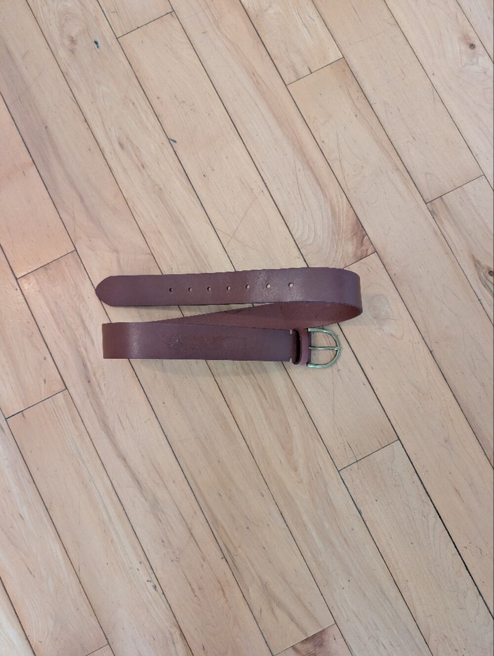 Classic Brown Leather Belt